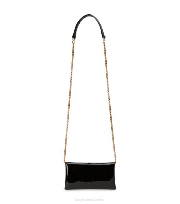 Handtaschen| de Tony Bianco Frauen Myssa Mini-Handtaschen schwarzes Lackleder 4624682